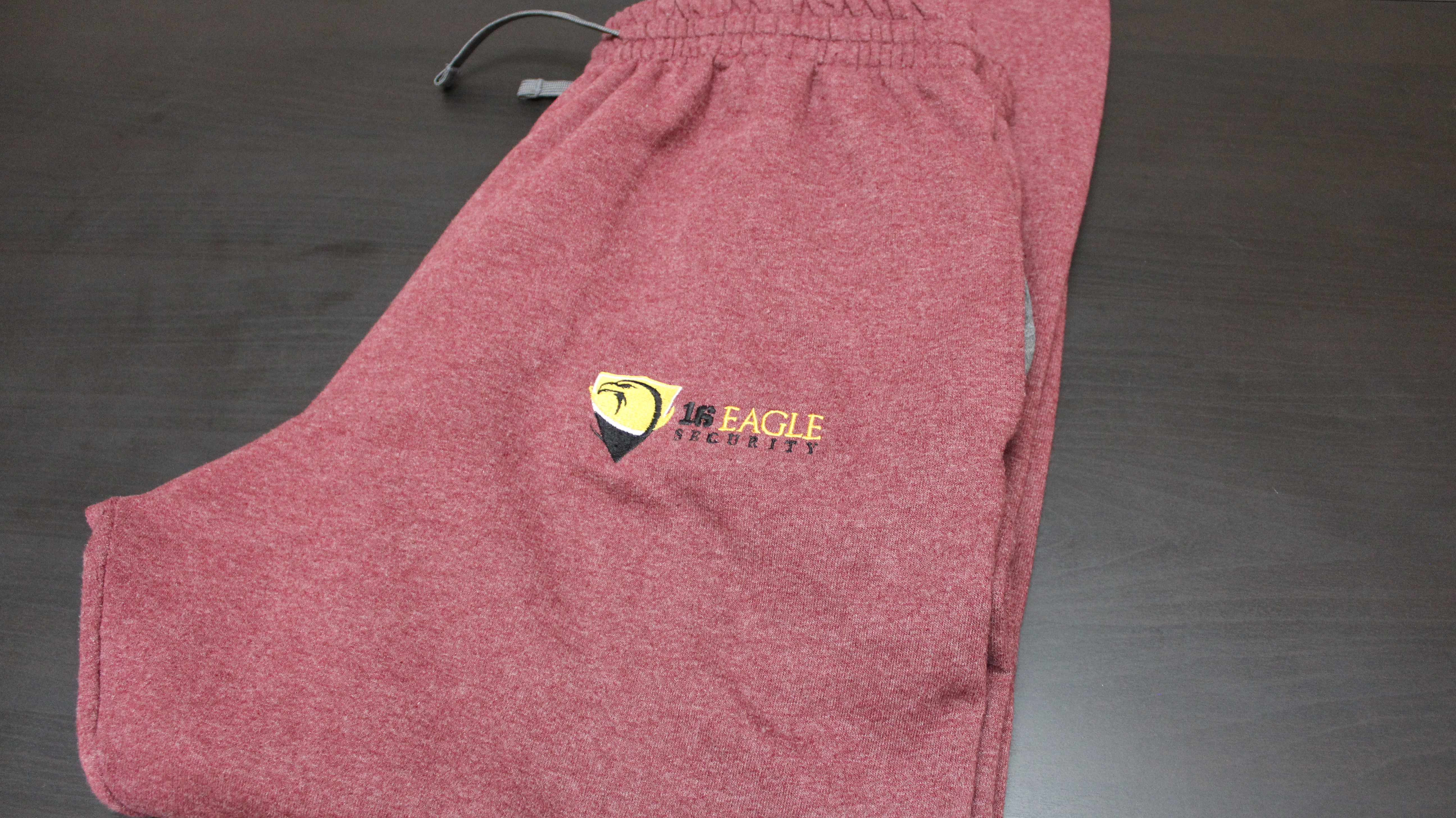 burgundy sweat pants